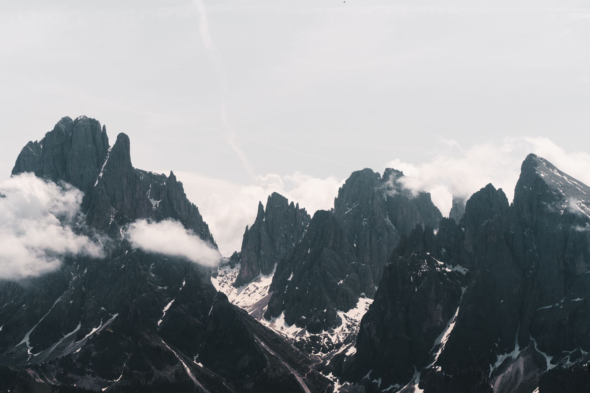 Scenic mountain travel expedition