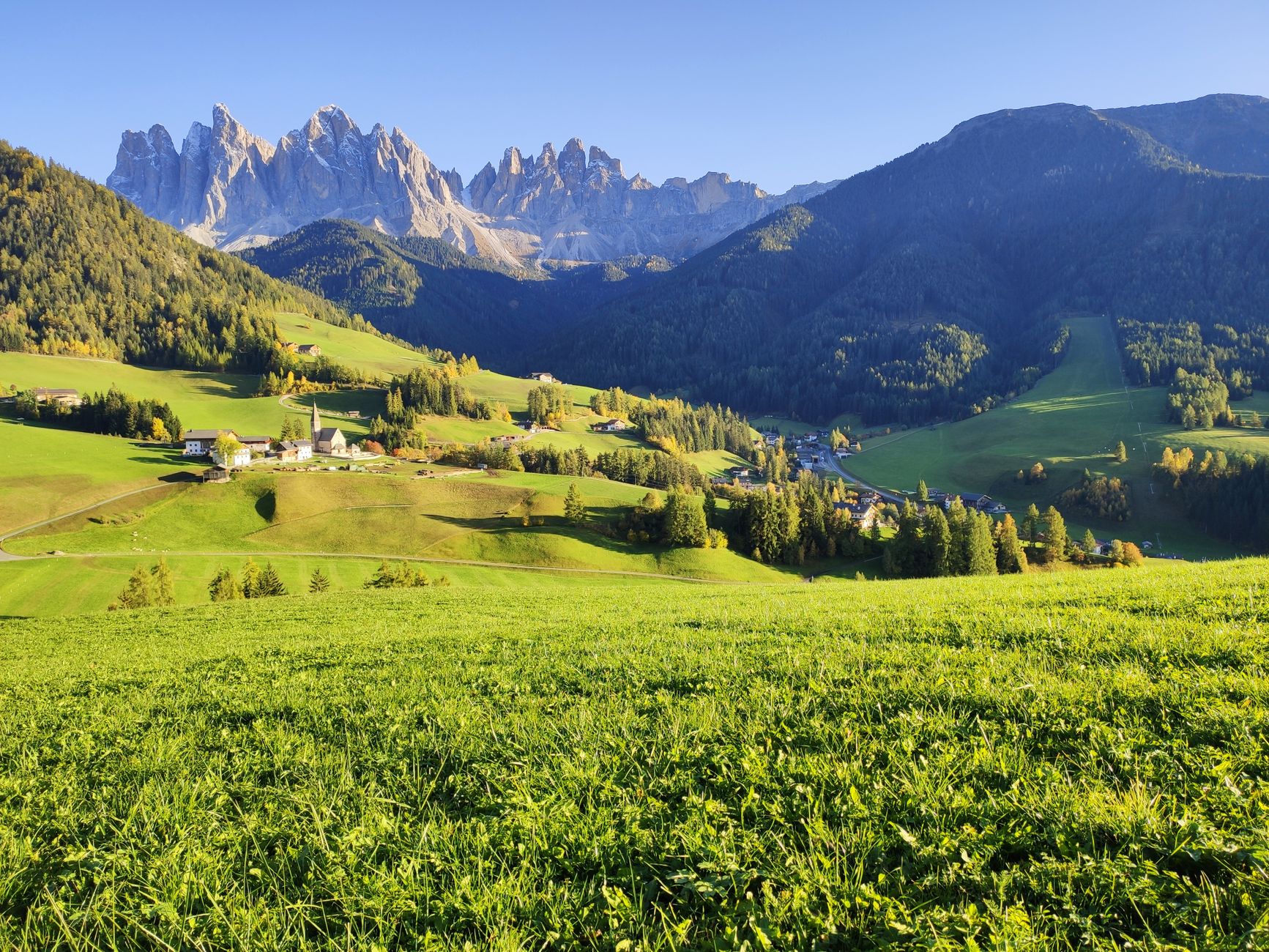 Italian Dolomites mountain peaks